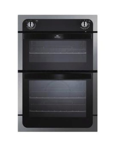 New World Nw901Do 90Cm Built-In Fanned Electric Double Oven - Stainless Steel